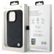 8. BMW Sign Leather Crossing Lines Pattern iPhone 16 Pro Max Case - Black