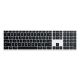 Satechi Slim X3 - Bluetooth numeric keyboard for up to four USB-C US International devices (silver)