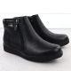 3. Women's insulated ankle boots with a raised heel, black, Sergio Leone BT25348-S