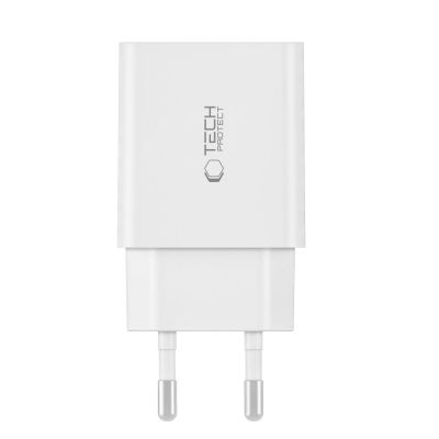 2. Tech-Protect C35W charger 2x USB-C PD 35W - white