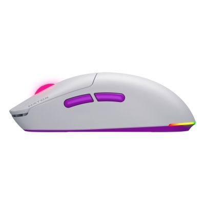 3. Hator Quasar 3 Ultra 8K Wireless Gaming Mouse White