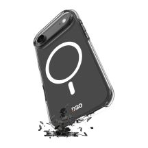 Puro Impact Clear D3O TPU+PC MagSafe Compatible Case for iPhone 17 Air - Transparent