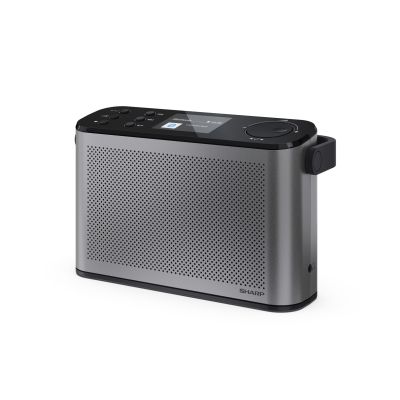 4. Sharp OSAKA DR-P540(GY) Portable Digital Stereo Radio with USB Port, Bluetooth, FM Radio and Wireless Connection