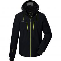 Killtec KSW 44 men's ski jacket with hood, winter insulated, sports, black (38698/200)