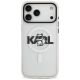 3. Karl Lagerfeld IML Choupette Sketch Logo MagSafe Case for iPhone 17 Pro - Clear