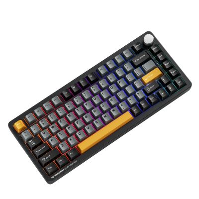 2. Machenike K600-B82W Wireless Mechanical Backlit Gaming Keyboard GR Silver Switch - Black