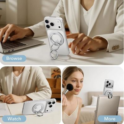 2. ESR Magnetic HaloLock MagSafe Phone Holder - White