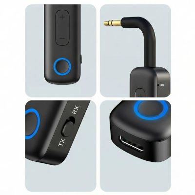 4. Tech-Protect Ultraboost AU02 Bluetooth 5.4 audio adapter - black