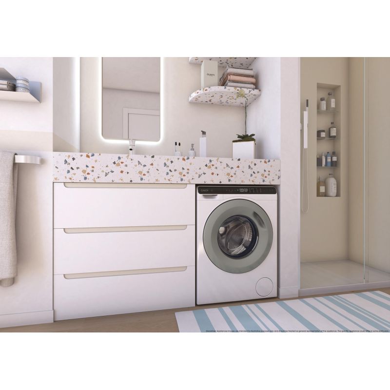 10. Compact washing machine CANDY CW50-BP12307GU-S ProWash 700 Mini 5 kg 1200 rpm Slim | Hygiene Plus | inverter motor | WiFi simply-Fi