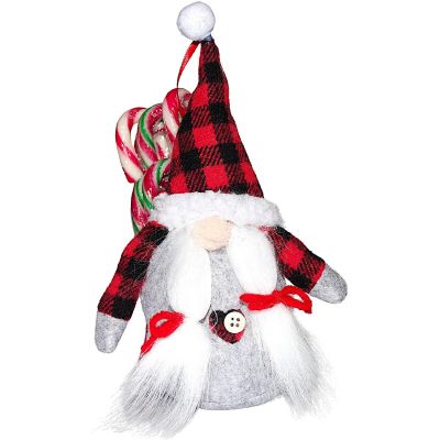 11. DECORATIVE SANTA CLAUS WITH GIFT BAG 20CM GIRL