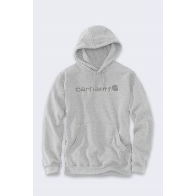 Carhartt Marquette Logo Sweatshirt - Heather Gray/Gray Size: L