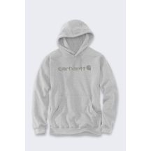 Carhartt Marquette Logo Sweatshirt - Heather Gray/Gray Size: L