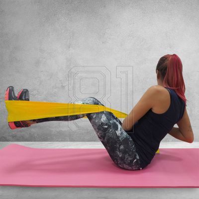 7. Fitness rubber PROFIT LIGHT yellow DK 2227