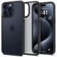 Spigen Ultra Hybrid iPhone 15 Pro Case - Clear Black