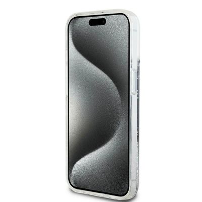 5. DKNY Liquid Glitter Big Logo iPhone 15 Plus / 14 Plus Case - Black