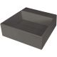 Granite countertop washbasin with space for a tap - with a cover