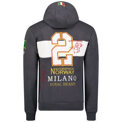 3. Geographical Norway Filio 100 M sweatshirt WW5417H/GN/Dark Gray