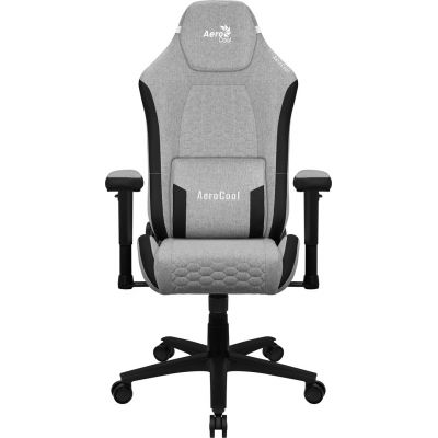 4. AEROCOOL CROWN AeroWeave Ash Gray armchair