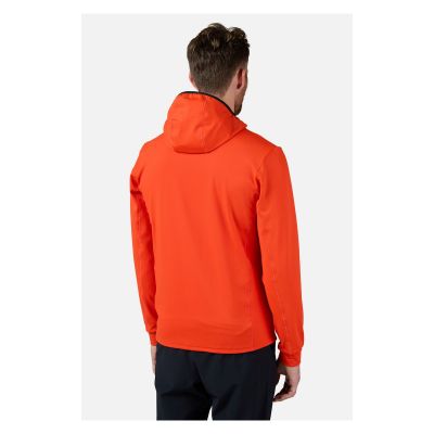 5. ROSSIGNOL Men's Mid Layer Thin Fz Sweatshirt Orange