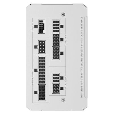 3. Corsair RM Series RM1000e Power Supply Module 1000W 24-pin ATX ATX White