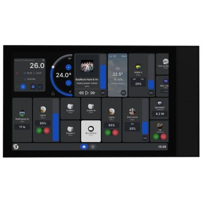 Shelly Wall Display XL Control Panel, Black