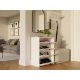 8. LOKA SHOE CABINET WHITE