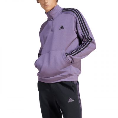 4. adidas Essentials Fleece 3-Stripes 1/4-Zip M Sweatshirt IJ8912