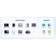 9. Ugreen Multifunctional 5-in-1 HUB USB-C - HDMI 1.4 / 3 x USB-A / USB-C PD 100W CM511 - Gray