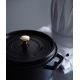 8. STAUB 40500-281-0 round cast iron pot - black 6.7 ltr