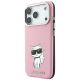 2. Karl Lagerfeld Smooth Choupette Sketch MagSafe Case for iPhone 18 Pro / 17 Pro - Pink
