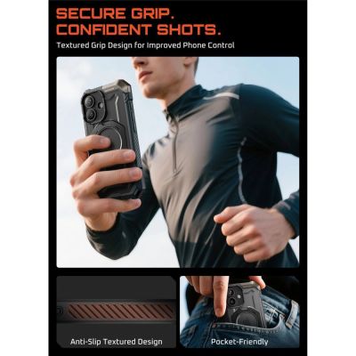 7. Supcase UB Grip Mag MagSafe Case for iPhone 17 - Black