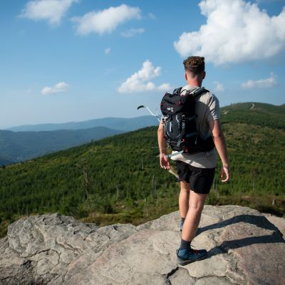 3. NC1993 NORTHLAKE BLACK TOURIST BACKPACK 30L+10 NILS CAMP