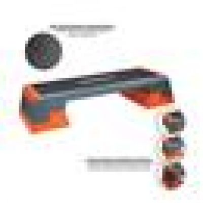 39. HMS Premium AS007 BLACK/ORANGE aerobics step 