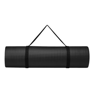 4. Gaiam 10mm Fitness Mat with Strap