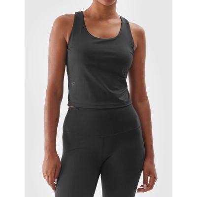 6. Women's quick-drying training top 4F 4FWAW24TFSLF422-20S