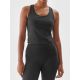 6. Women's quick-drying training top 4F 4FWAW24TFSLF422-20S