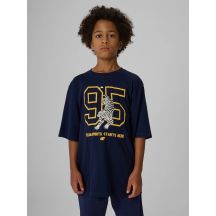 Boys’ Loose-Fit Printed T-Shirt 4F 4FJRAW26TTSHM4528-31S