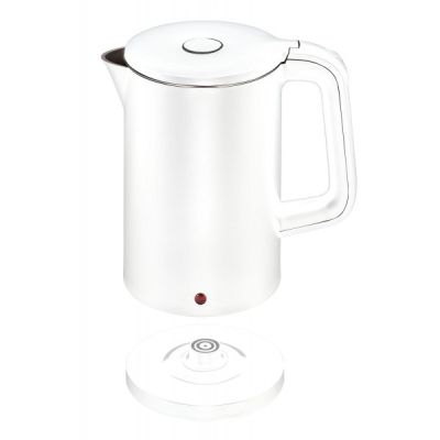 3. MPM MCZ-105 cordless kettle white 1.7L double-walled, silent
