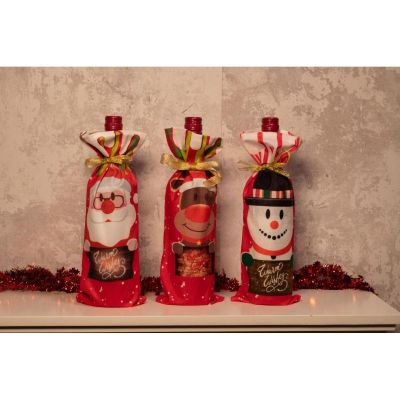 2. SNOWMAN CHRISTMAS BOTTLE BAG