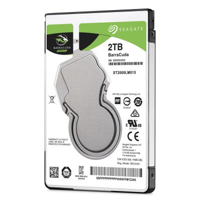 4. Seagate Barracuda ST2000LM015 HDD (2 TB ; 2.5"; 128 MB; 5400 rpm)