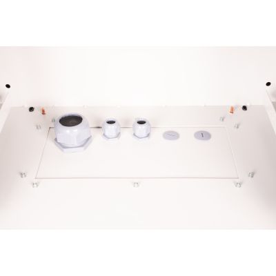 8. Digitus 19" 7U wall-mounted network cabinet 600x450, solid door, gray, undivided, assembled, IP55, 100kg