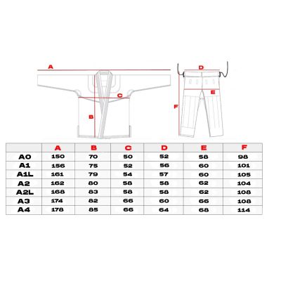38. Kimono / GI for BJJ training - Black DBX ELITE A0 + A0 BELT