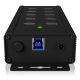 5. ICY BOX IB-HUB1703-QC3 USB 3.2 Gen 1 (3.1 Gen 1) Type-B 5000 Mbit/s Black