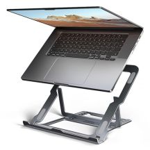 Axagon STND-LAG Laptop-Ständer, höhenverstellbar, faltbar, Aluminum Notebook and tablet stand Gray 43.9 cm (17.3")