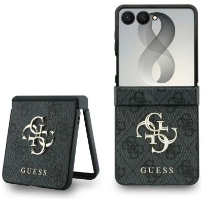 Guess Big 4G Logo Case for Samsung Galaxy Z Flip 8 - Black