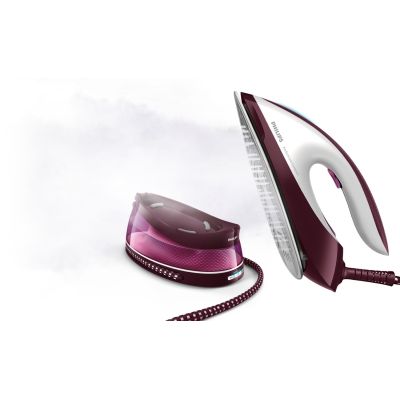 2. Philips GC7842/40 Steam Station 2400 W 1.5 L SteamGlide Plus Soleplate Purple, White