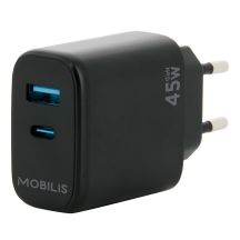 Mobilis 001363 Mobile Device Charger Universal Black Alternating Current Automatic