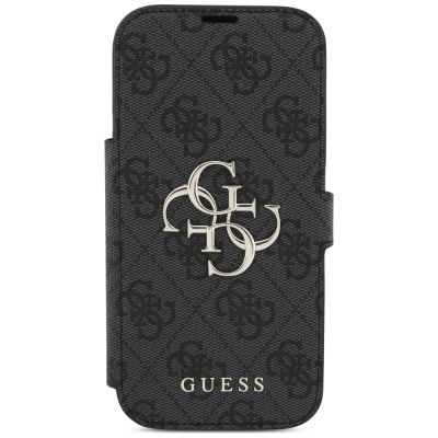 3. Guess Book 4G Metal Logo Case for iPhone 17 Pro - Black