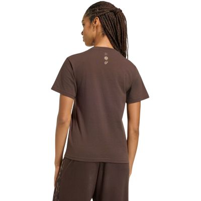 3. adidas Animal Graphic Women's T-Shirt Brown KT2676