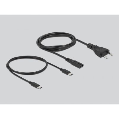 3. DeLOCK Charger 2 x USB Type-C PD 3.0 + 1 x USB Type-A power 60 W